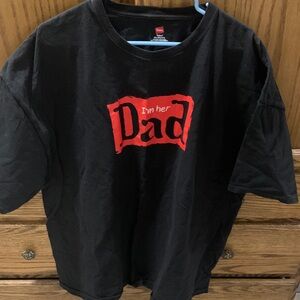Hanes Black Tee with Red Graphic